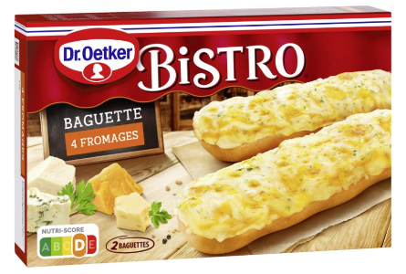 Dr. Oetker Bistro Baguette 4 fromage (250g)