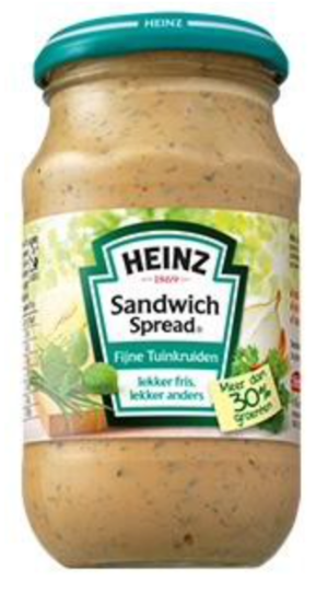 Heinz Sandwich Spread Fijne Tuinkruiden (300g)