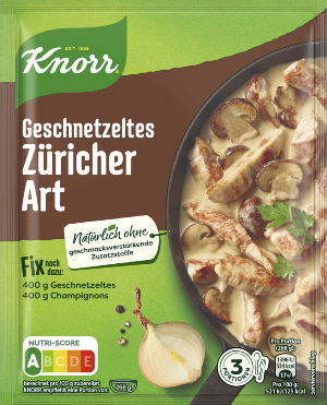 Knorr Fix Geschnetzeltes Zuricher Art (36g)