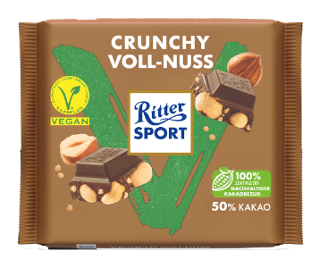 Ritter Sport Vegan Crunchy Voll-Nuss (100g)