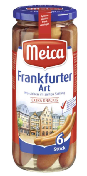 Meica Frankfurter Art 6 Wurstchen im zarten Saitling (540g)