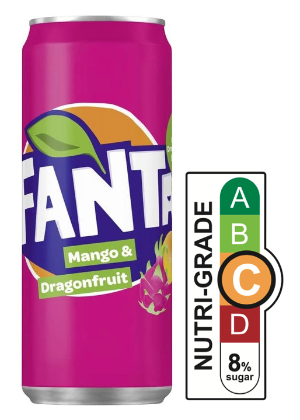 Fanta Mango & Dragonfruit (330ml)