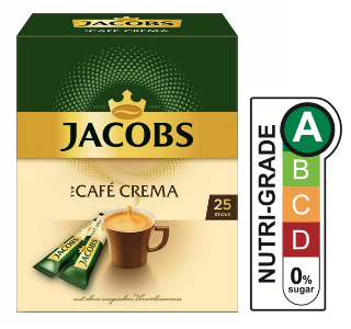 Jacobs Cafe Crema instant coffee 25 stuks (45g)