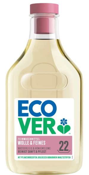 Ecover Woll & Feinwaschmittel flüssig Wasserlilie & Honigmelone (22 WL)
