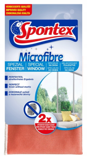 Spontex Microfibre Spezial Fenstertuch 34 x 34cm