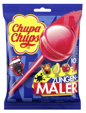 Chupa Chups Zunger-Maler Lollipops (120g)