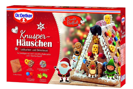 Dr.Oetker Knusper-Hauschen Lebkuchen Set (335g)