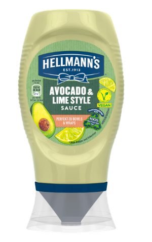 Hellmann's Avocado & Lime Style Sauce (250g)