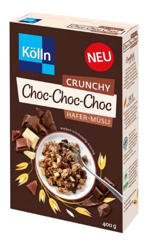 Kolln Musli Crunchy Choc-Choc-Choc Hafer (400g)