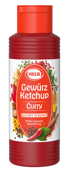 Hela Gewürz Ketchup Curry Leicht Scharf (300ml)