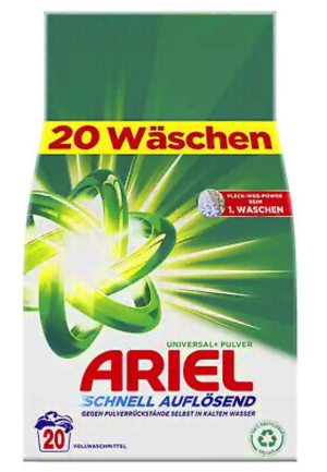Ariel Actilift Compact Vollwaschmittel (20WL)