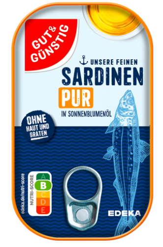 G&G Sardinen in Sonnenblumenöl (125g)