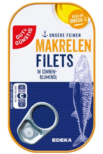 G&G Makrelenfilets in Sonnenblumenöl (125g)