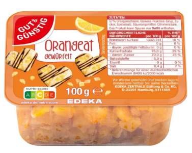 G&G Orangeat gewürfelt (100g)