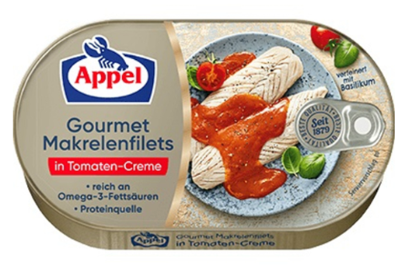 Appel Makrele Gourmet Filets in Tomaten-Creme (200g)