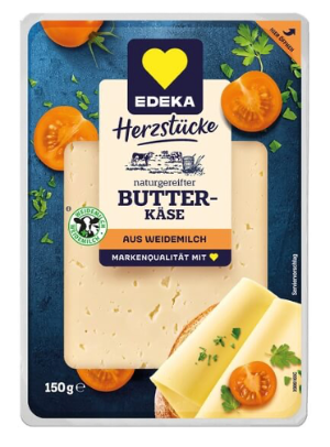 Edeka - Butterkäse Scheiben 45% (150g)