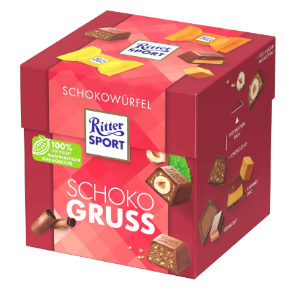 Ritter Sport Schokowürfel Schoko Gruss 22 Stuck (176g)