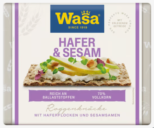 Wasa Knäckebrot Hafer & Sesam (230g)
