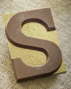 Melkchocolade Letter "S" (75g)