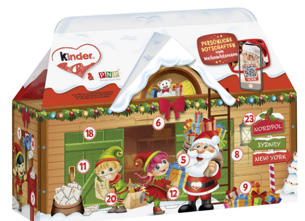 Advent Ferrero Kinder Mix Adventskalender 3D-Haus (234g)