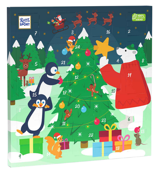 Advent Ritter Sport Mini Adventskalender (347g)