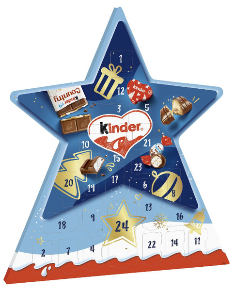 Kinder Mix Stern Adventskalender (149g)