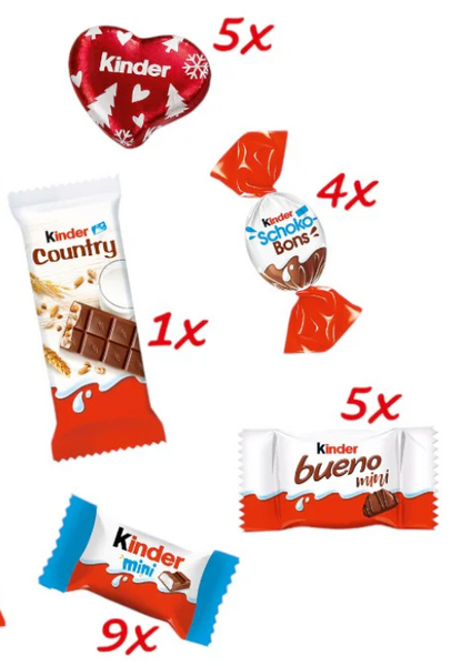 Kinder Mix Stern Adventskalender (149g)