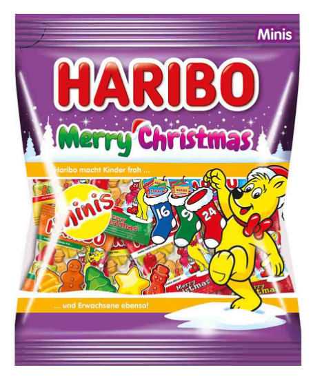 CA Haribo Merry Christmas Minis (250g)