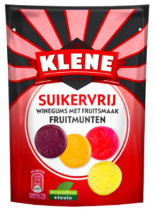 Klene Suikervrij Drop - Fruitmunten (110g)