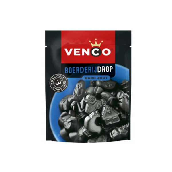 Venco Boerderijdrop Hard Zout Stazak (235g)