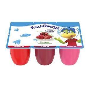 Danone Fruchtzwerge Erdbeere, Kirsche und Himbeere 6x50g (300g)