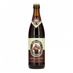 Franziskaner Premium Weissbier Dunkel 5.0% (0.5L) BB : 28 FEB 2027