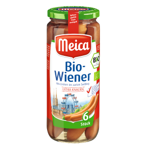 Meica Bio 6 Wiener Würstchen Eexta Knachig (250g)