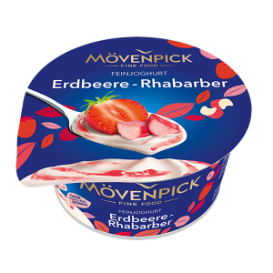 Mövenpick Feinjoghurt Erdbeere - Rhubarb (150g)