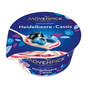 Mövenpick Feinjoghurt Heidelbeere Cassis (150g)