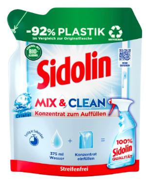 Sidolin Crystal Mix and Clean Concentrate for Refilling (125ml)