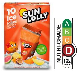 Sun Lolly Exotic 8x60ml (520g)