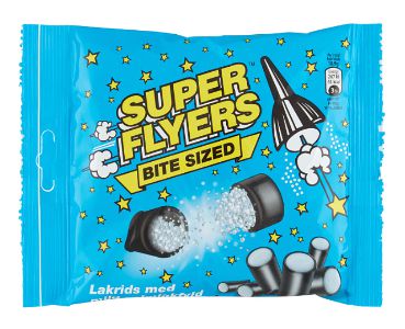 Super Flyers Bite Sized Lakrids Med (120g)