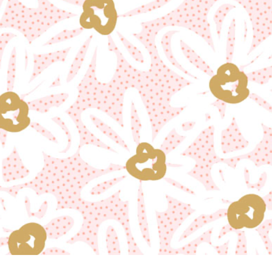 Ti-Flair Lunch Napkins 3-lagig 20 Stück - BLOOMING PATTERN (33 x 33 cm)