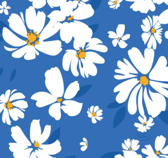 Ti-Flair Lunch Napkins 3-lagig 20 Stück - SUNNY DAY BLUE (33 x 33 cm)