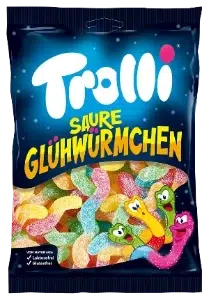 Trolli Saure Gluhwurmchen (200g)