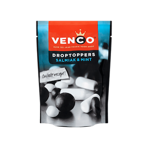 Venco Droptoppers Salmiak & Mint (225g)