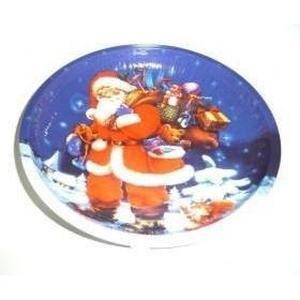 Weihnachtsteller Metall Round Diameter: 27cm