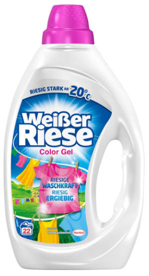 Weißer Riese Colorwaschmittel Gel (22 WL)