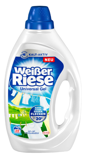 Weißer Riese Vollwaschmittel Gel (22 WL)