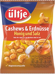 ültje Cashew Erdnuss Mix Honig & Salz (150g) - Best Before: Nov 2025