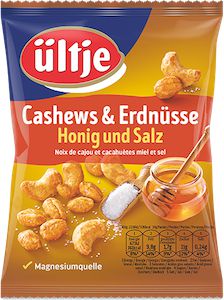 ültje Cashew Erdnuss Mix Honig & Salz (150g)