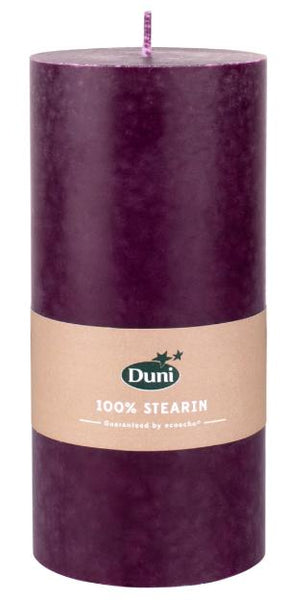 zz DUNI Pillar Candle 150 x Ø 70 mm 50 hours Plum