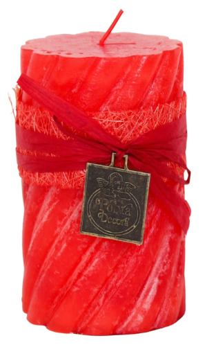 zz Pobra Pillar Candle 15 x 7cm Rod