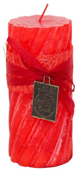 zz Pobra Pillar Candle 22 x 7cm Rod